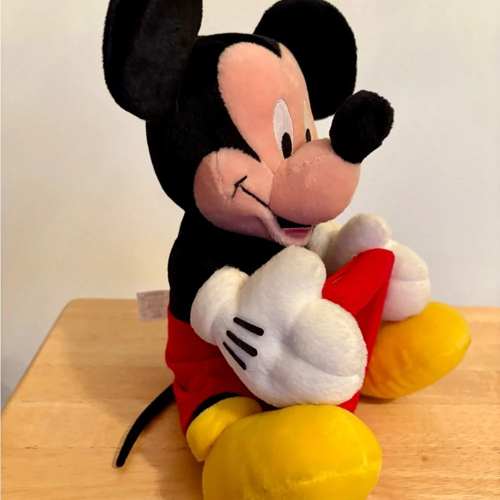 Vintage Disney Mickey Mouse Plush Photo Frame